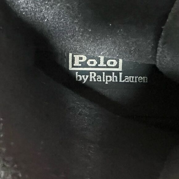 Polo Ralph Lauren Mens Ranger Boot combat bikercore leather black Radbourne 7. main image 4